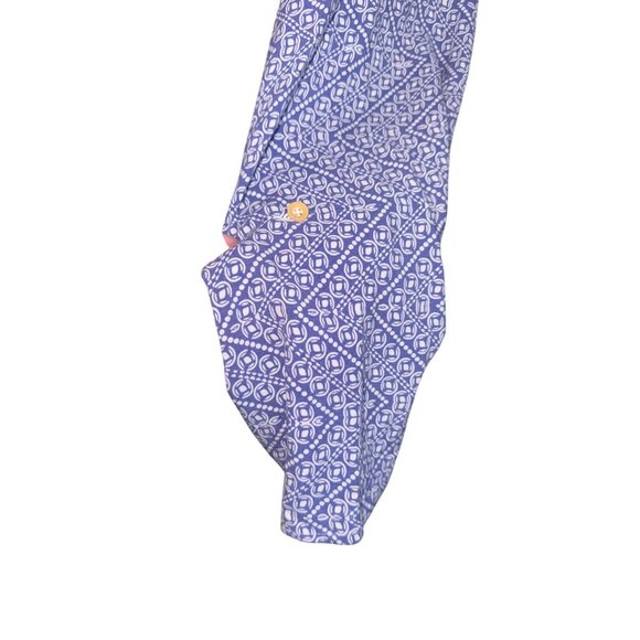 Ali Miles XL Patchwork Plaid Floral Button-Down Oversized Boyfriend Shirt Tunic - Picture 8 of 8